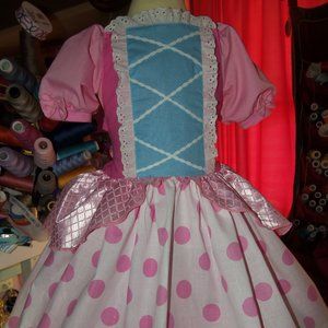 Bo Peep Toy Story Drees Top and Bonnet costume, dress up ,play day Size 4t NEW
